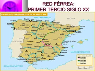 RED FÉRREA:RED FÉRREA:
PRIMER TERCIO SIGLO XXPRIMER TERCIO SIGLO XX
 