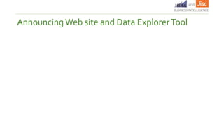 Announcing Web site and Data ExplorerTool
 