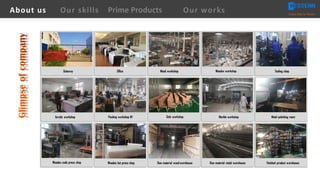 About us Creating Value for Partners
Prime ProductsOur skills Our works
 