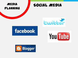 MEDIA     SOCIAL MEDIA
PLANNING
 