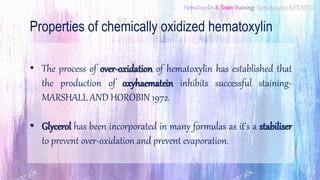 CLASSIFICATION
I. Based on the Oxidation Procedure
1. Natural oxidation – Ehrlich’s and Delafield’s
2. Chemical Oxidation ...