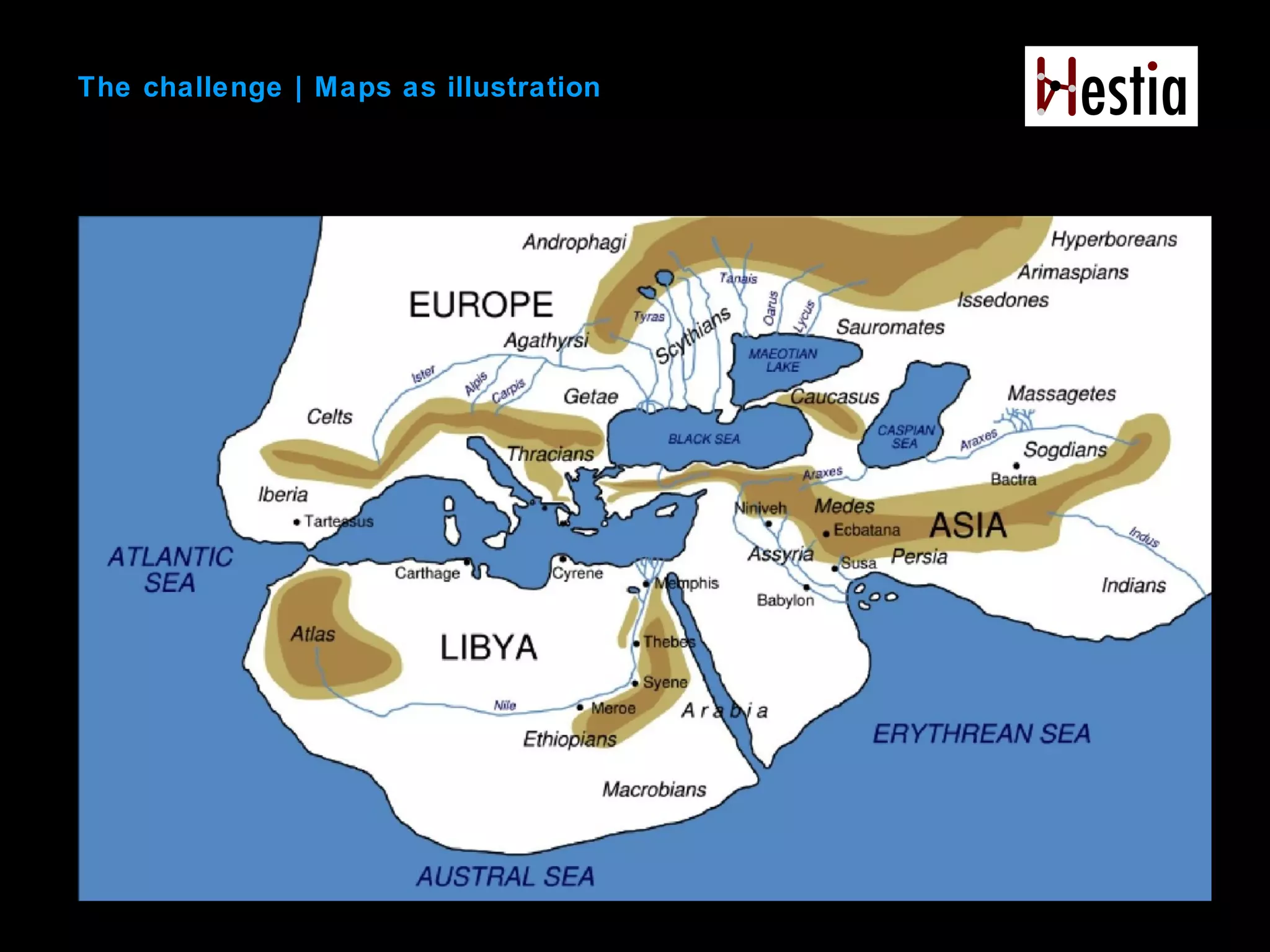 The challenge | Maps as illustration
 