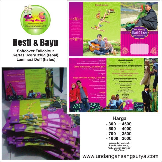 0856 4358 3446 Undangan Pernikahan Unik Dan Murah Online