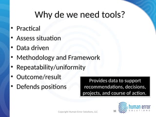 The Human Error Toolbox: Practical Strategies for Reducing Human Error ...