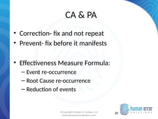 The Human Error Toolbox: Practical Strategies for Reducing Human Error ...