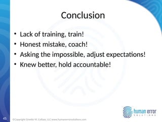 The Human Error Toolbox: Practical Strategies for Reducing Human Error ...