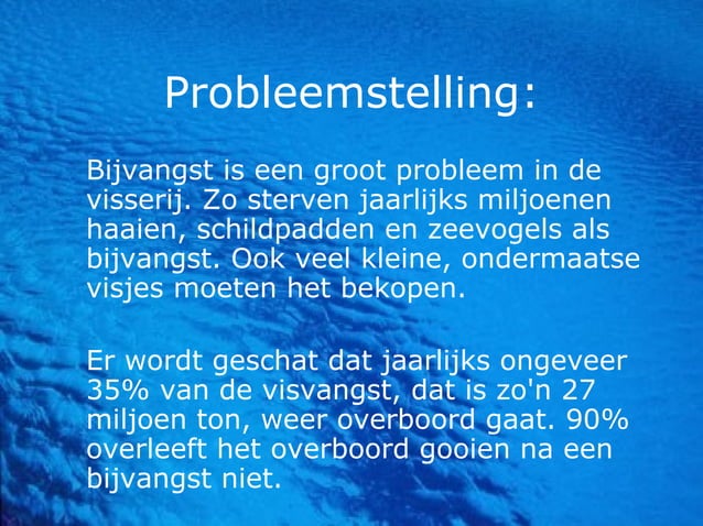 Het verdwijnen van de schatten van de oceaan | PPT