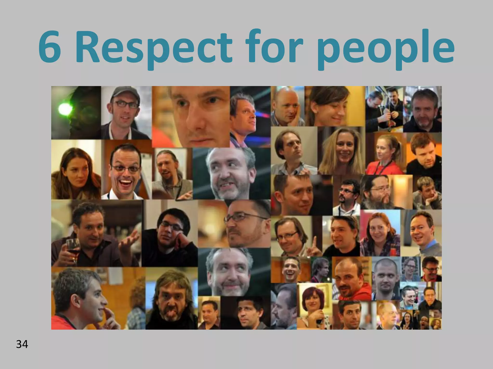 6 Respect for people




34
 
