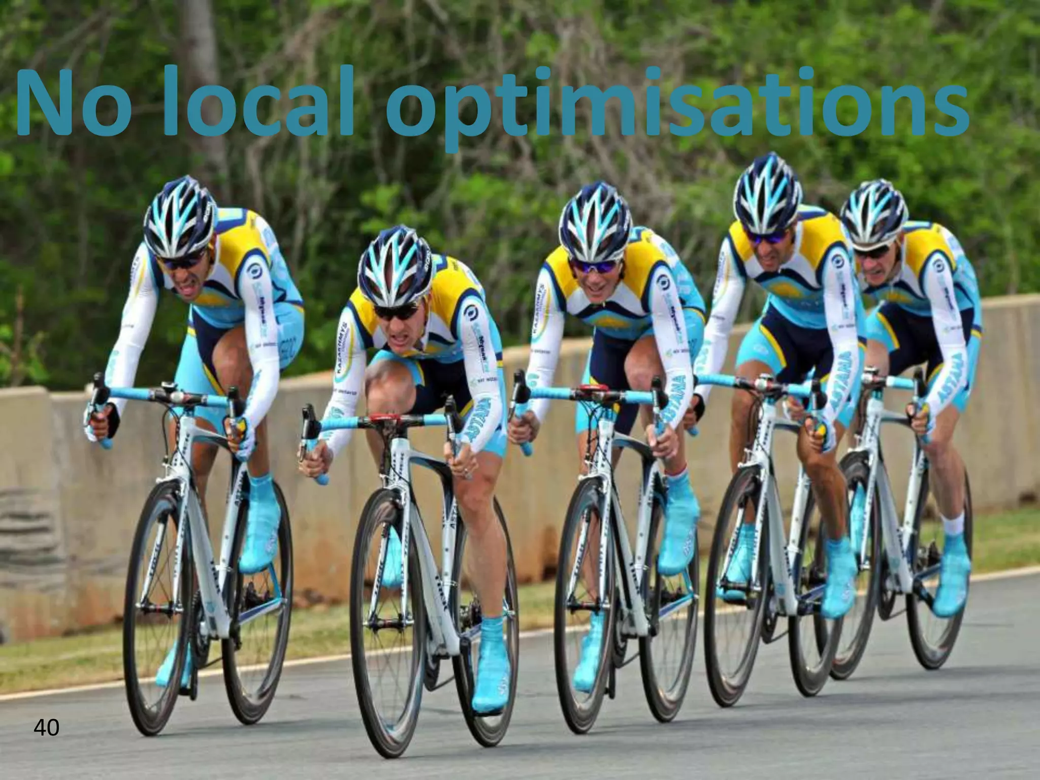 No local optimisations




40
 