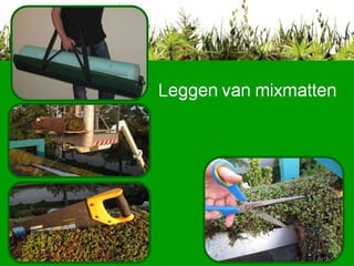 Leggen van mixmatten 