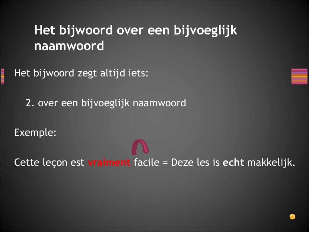 Het bijwoord in het frans