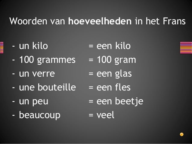 Het delend lidwoord in het frans