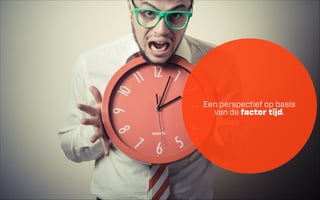 Een perspectief op basis  
van de factor tijd.

 