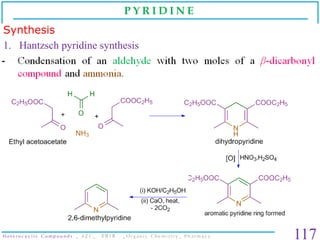 Heterocyclic compounds _ Organic Chemistry _ B. Pharm. Slide 117
