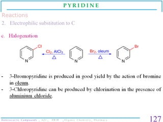 Heterocyclic compounds _ Organic Chemistry _ B. Pharm. Slide 127
