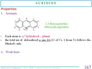 Heterocyclic compounds _ Organic Chemistry _ B. Pharm. Slide 167