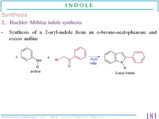 Heterocyclic compounds _ Organic Chemistry _ B. Pharm. Slide 181