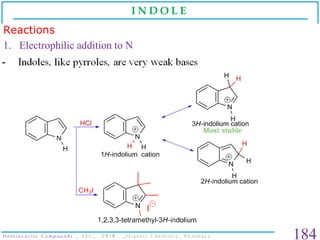 Heterocyclic compounds _ Organic Chemistry _ B. Pharm. Slide 184