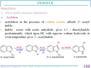 Heterocyclic compounds _ Organic Chemistry _ B. Pharm. Slide 188