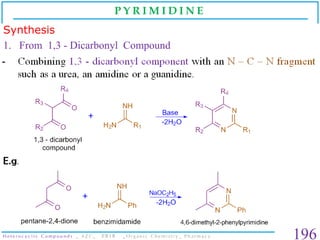 Heterocyclic compounds _ Organic Chemistry _ B. Pharm. Slide 196