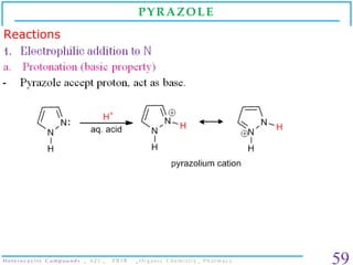 Heterocyclic compounds _ Organic Chemistry _ B. Pharm. Slide 59