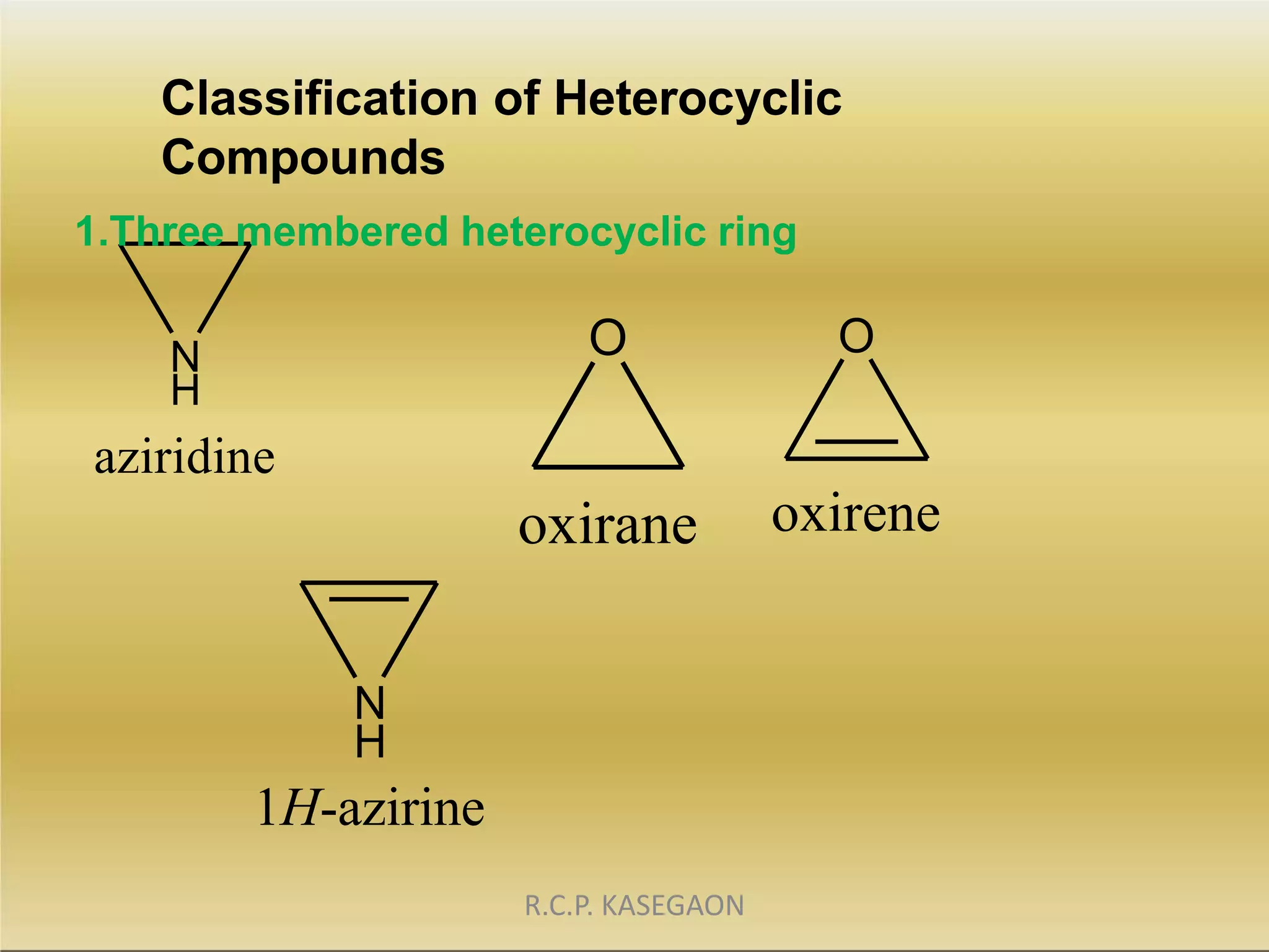 Heterocyclic Compounds Unit III pptx