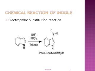  Electrophilic Substitution reaction
04/30/14 13
 