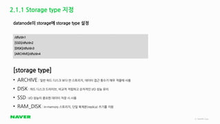 [네이버오픈소스세미나] 비용 효율화 : Pinpoint의 Heterogeneous Storage 적용 - 정민우 | PDF