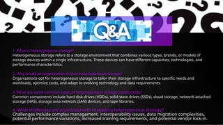 Presentation on Heterogeneous Storage Computer Fundamentals | PPTX