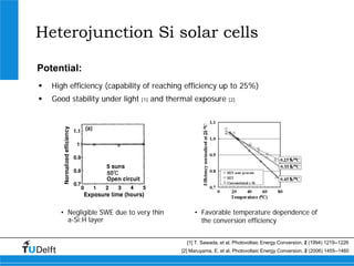 Heterojunction silicon based solar cells | PDF