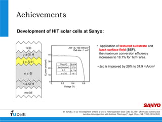 Heterojunction silicon based solar cells | PDF