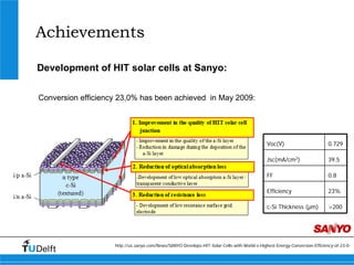 Heterojunction silicon based solar cells | PDF