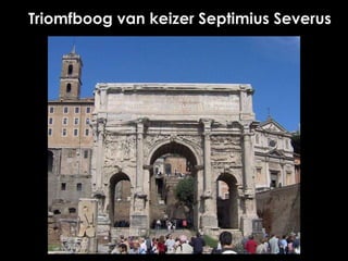 Triomfboog van keizer Septimius Severus

 