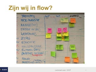 Zijn wij in flow?

Lectoraat Lean / WCP

6

 