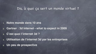 Intro Mondes Virtuels (Cours 1)