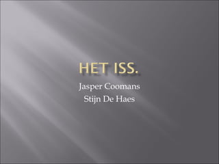Jasper Coomans Stijn De Haes 