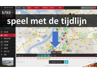 speel met de tijdlijn
 
