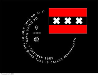 A
                          V
                          oc




Thursday, June 18, 2009
 