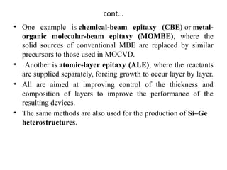 Advanced Heterostructures and Low-Dimensional Semiconductor Systems ...