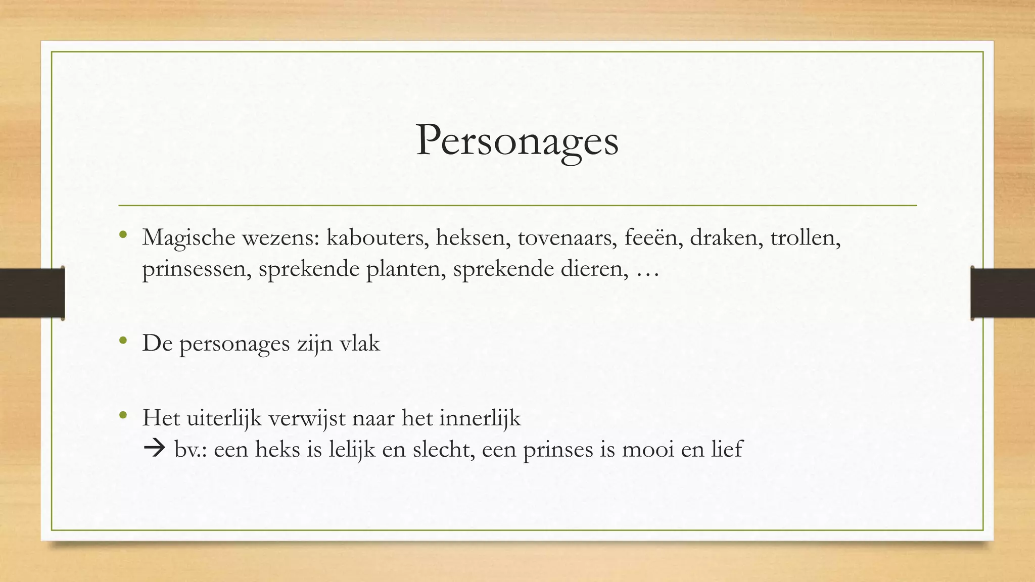 Het sprookje | PPT