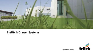 Hettich Drawer Systems
1
 