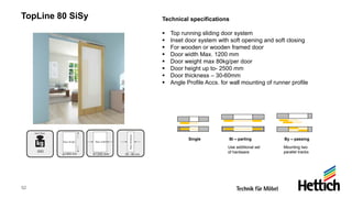 Hettich Sliding Systems Range | PDF