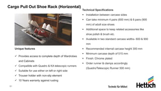 Hettich Sliding Systems Range | PDF