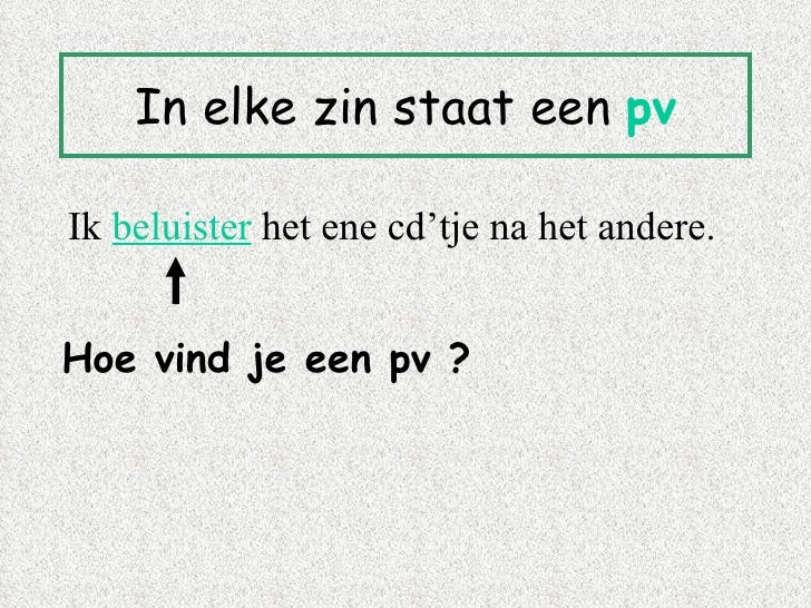 Het werkwoordelijk gezegde