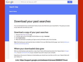 Link: https://support.google.com/websearch/answer/6068625?hl=en
 