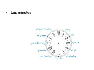 
Les minutes
 