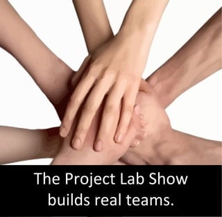 The Project Lab Show
  builds real teams.
 