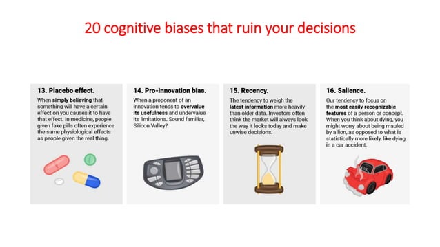 Heuristics and biases | PPTX