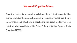 Heuristics and biases PPT
