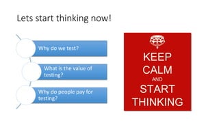 Heuristics, bias and critical thinking in testing distribution | PPTX